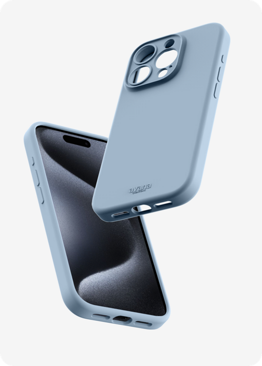 AVANA FUNDA VELVET CON MAGSAFE PARA IPHONE 15 PRO AZUL