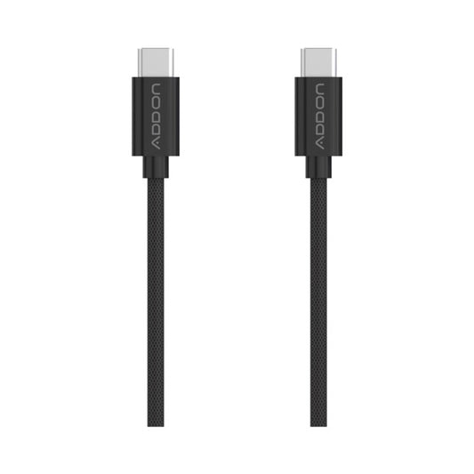 CABLE DE CARGA ADD ON USBC/USBC 2mt - BLACK