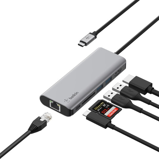 MULTIPUERTOS BELKIN USB-C 6 EN 1