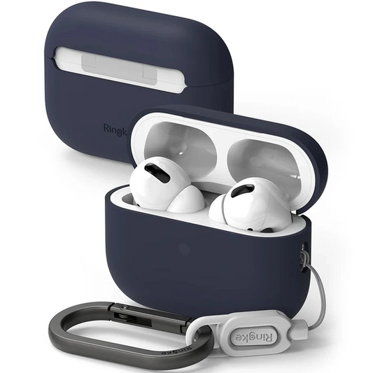 Case De Silicona RINGKE Para AirPods Pro (2º) - Azul Medianoche