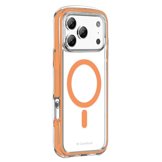 CASE MARKSTRONG IPHONE 17 PRO ORANGE/CLEAR