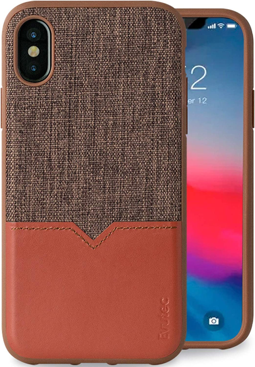 Case evutec Northill con soporte de ventilación Para iPhone X (exclusivo de Apple) - Cafe fuerte