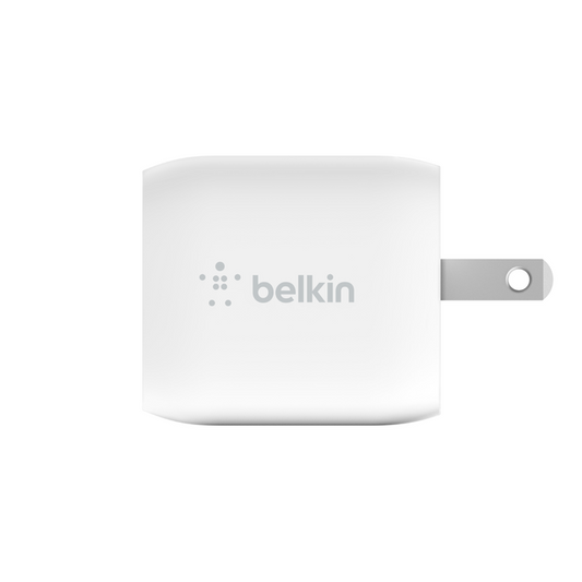 ADAPTADOR BELKIN DE PARED BOOSTCHARGE 45W GAN 2 PUERTOS