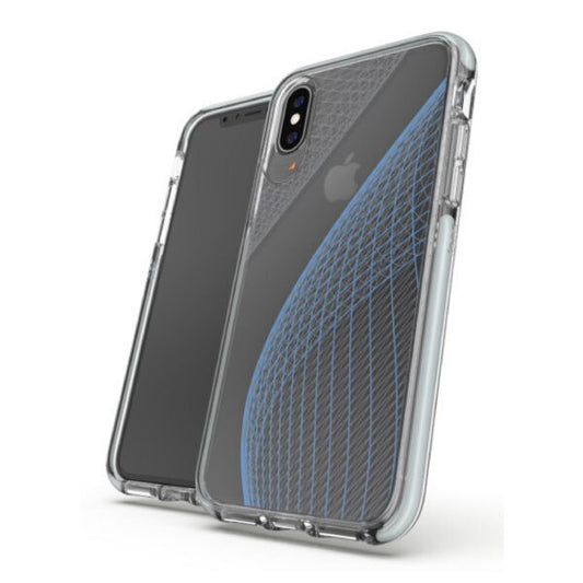 Funda GEAR4 para iPhone XS Azul/Transparente