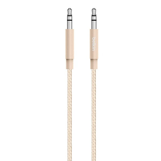 Cable Belkin Stereo Mixit Metallic 1.20 Mts Apr Gold