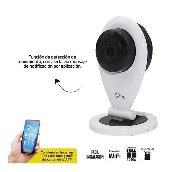 Cámara Fija IP Inteligente para Interiores WiFi – Do it Center