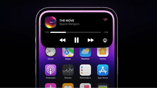 Pantalla de iPhone 15 con el menú principal.