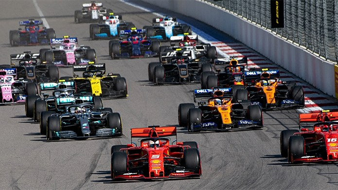 La transmisión de una carrera de F1 en Apple TV