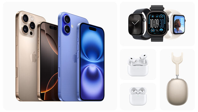 Unos iPhones junto a varios accesorios del iPhone para disfrutar