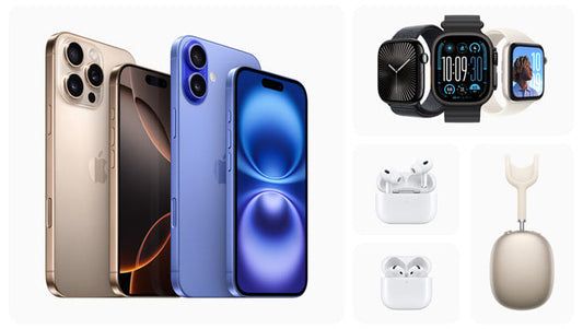 Unos iPhones junto a varios accesorios del iPhone para disfrutar