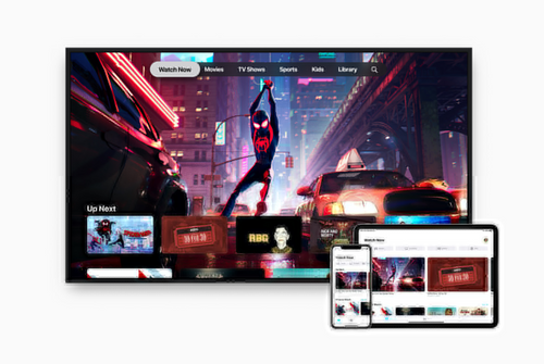 Diferentes dispositivos Apple mostrando el mismo contenido gracias a AirPlay