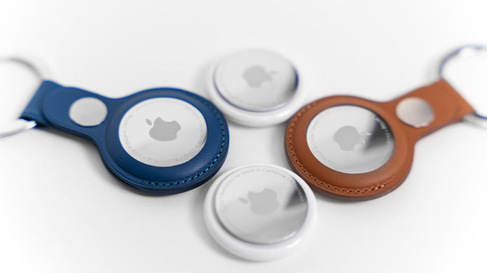 Unos nuevos AirTags de Apple.