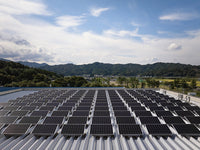 Paneles solares que hacen parte de los esfuerzos de Apple 2030 