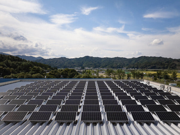 Paneles solares que hacen parte de los esfuerzos de Apple 2030 