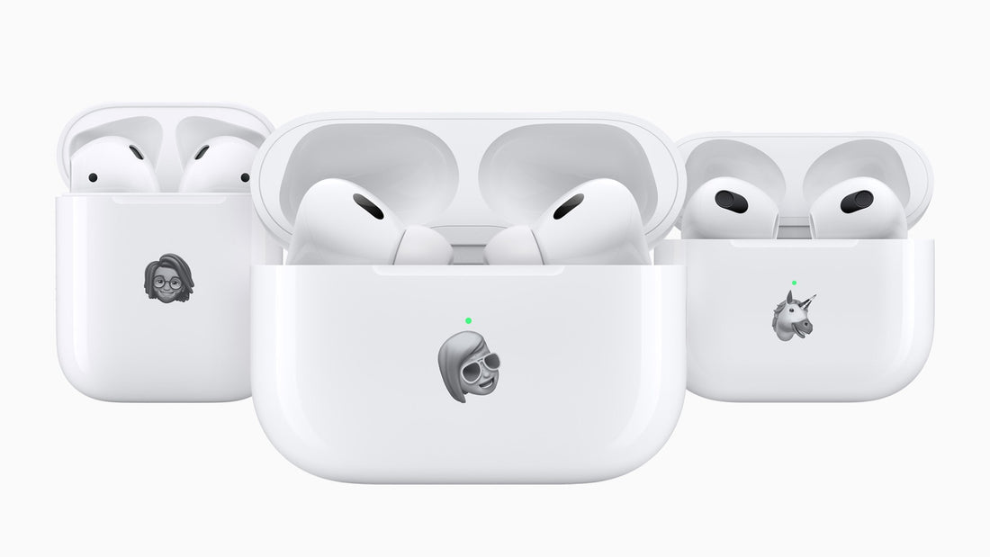 Estuches de AirPods con emojis en su cubierta 