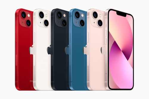 El iPhone 13 en sus distintos colores