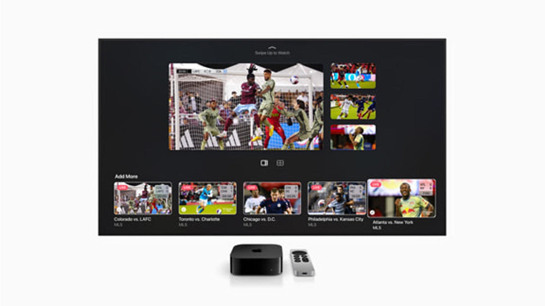 Un televisor en el menú para buscar que ver en Apple TV.