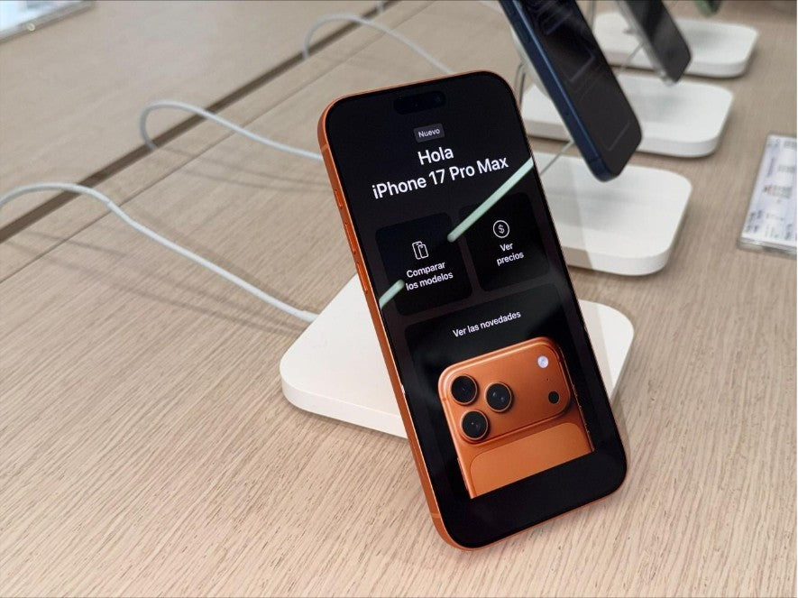 Un iPhone mostrando la última actualización de iOS