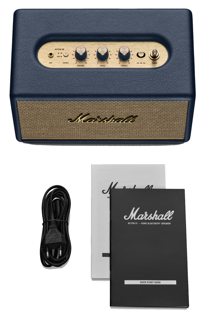SPEAKER MARSHALL ACTON III PORTABLE BLUETOOTH MIDNIGHT BLUE
