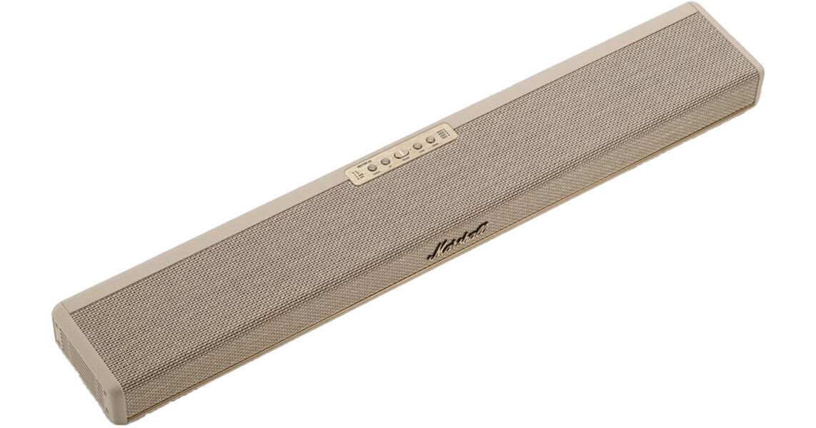 BARRA DE SONIDO MARSHALL HESTON 60 WIFI BLUETOOTH CREAM