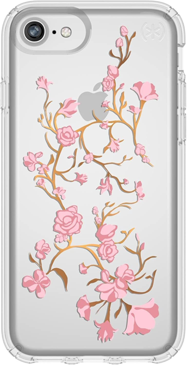 Case SPECK PRESIDIO CLEAR Para iPhone 8 - Transparente/Flores