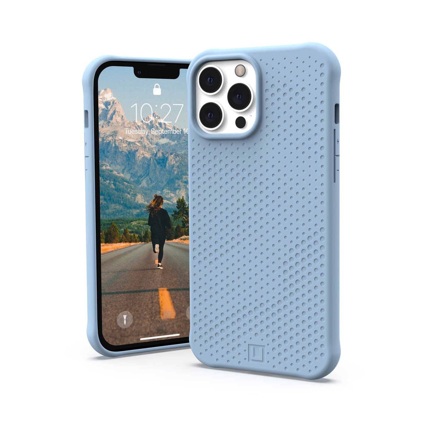 Case UAG DOT Para iPhone 13 Pro Max - Azul Claro