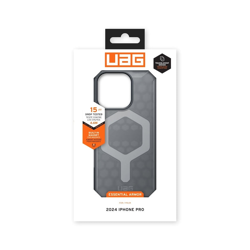 CASE UAG ESSENTIAL ARMOR IPH 16 PR GRY