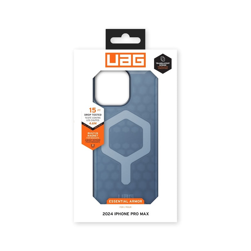 CASE UAG ESSENTIAL ARMOR IPH 16 PM BLU