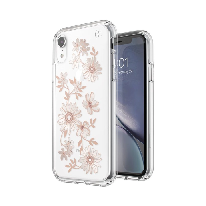 Case SPECK PRESIDIO CLEAR Para iPhone Xr (exclusivo de apple) - Transparente/Flores