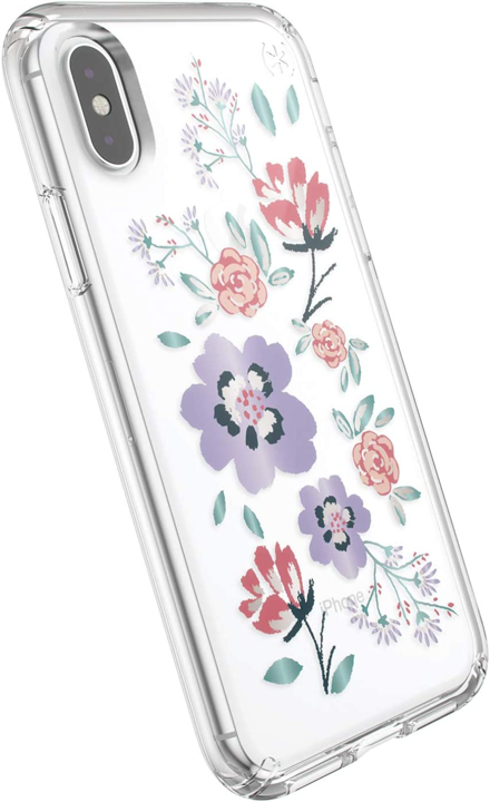 Case SPECK PRESIDIO CLEAR Para iPhone X/Xs (Exclusivo de Apple) -  Transparente/Flores