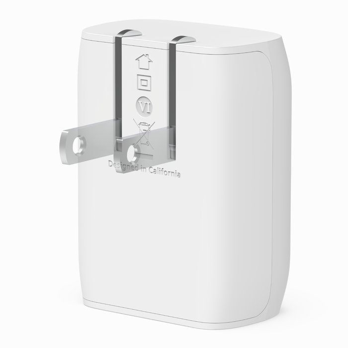 Cargador Belkin 20w - USB-C PPS - Blanco + Cable USB-C - Lightning