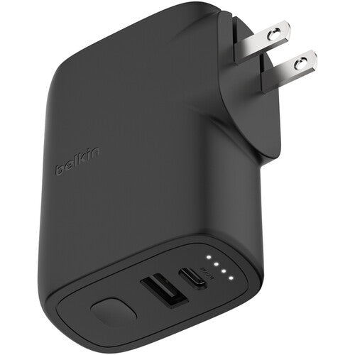 ADAPTADOR BELKIN HYBRID DE PARED 25W + BATERIA 5000MAH BLACK