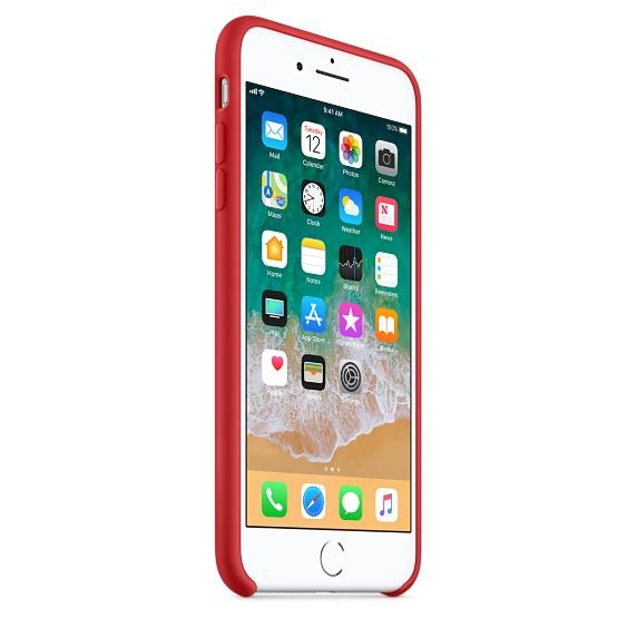 Case de Silicona Apple Para iPhone 7/8 Plus - Rojo