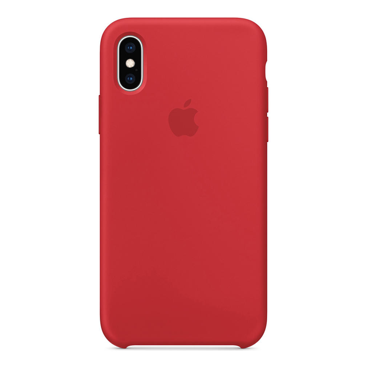 Case de Silicona Apple Para iPhone XS - Rojo