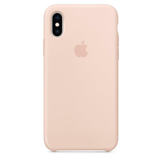 Case de Silicona Apple Para iPhone XS - Rosa