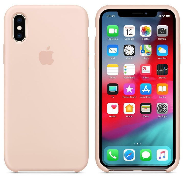 Case de Silicona Apple Para iPhone XS - Rosa