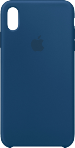 Case de Silicona Apple Para iPhone XS Max - Azul Media Noche