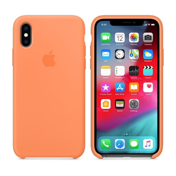 Case de Silicona Apple Para iPhone XS - Naranja