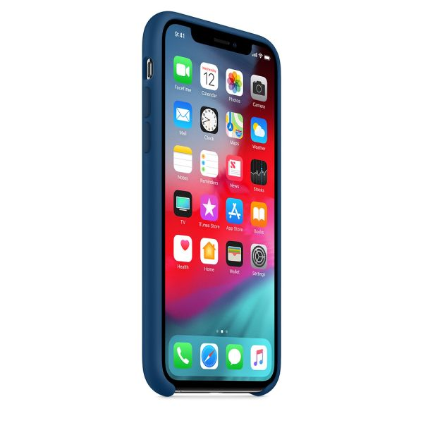 Case de Silicona Apple Para iPhone XS Max - Azul