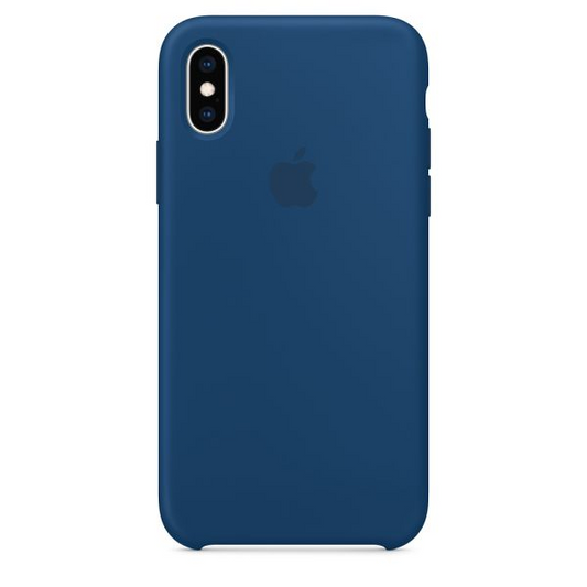 Case de Silicona Apple Para iPhone XS Max - Azul