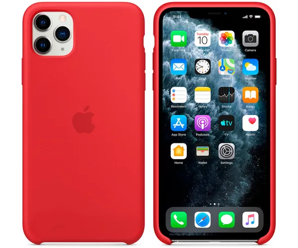 Case de Silicona Apple Para iPhone 11 Pro - Rojo