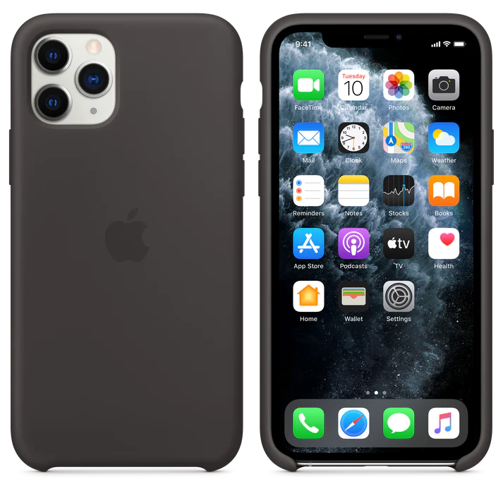 Case de silicona Para iPhone 11 Pro - Negro