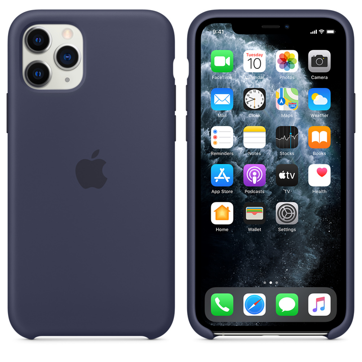 Case de Silicona Apple Para iPhone 11 Pro Max - Azul