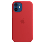 Case de silicona con MagSafe Para iPhone 12 mini - Rojo