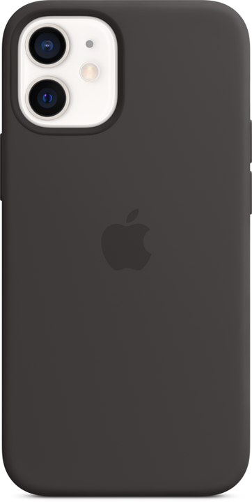 Case de silicona con MagSafe Para iPhone 12 mini Negro