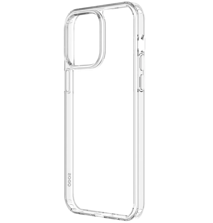 Case QDOS Recycled Hybrid Clear para iPhone 14 Pro Max de 6.7" - Transparente