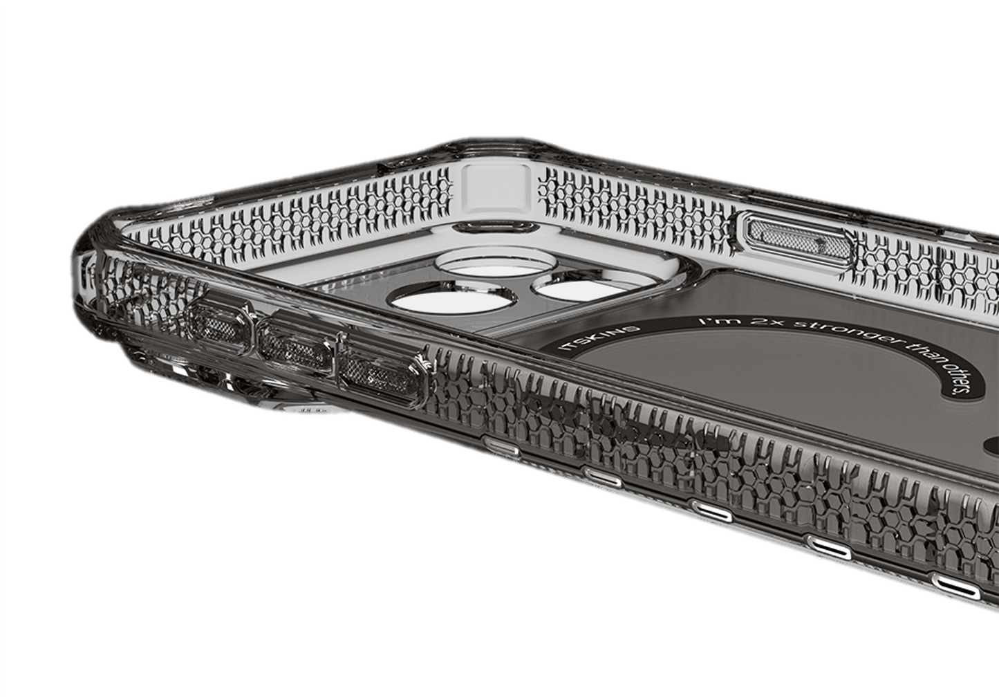 CASE ITSKINS HYBRID R VAPOR MAGSAFE IPHONE 17 PRO SMOK