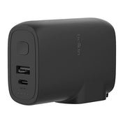 ADAPTADOR BELKIN HYBRID DE PARED 25W + BATERIA 5000MAH BLACK