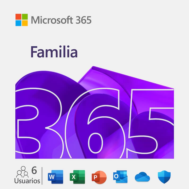 MICROSOFT 365 FAMILIA | SUSCRIPCIÓN 12 MESES | 6 USUARIOS