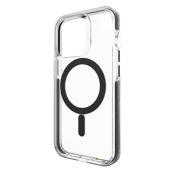 Case GEAR4 Santa Cruz Snap con Magsafe para iPhone 13 Pro - Transparente/Negro